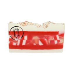 Holiday Peppermint Soap Slice