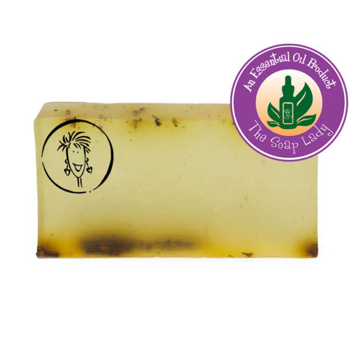 Essential oil anti-fungal soap slice